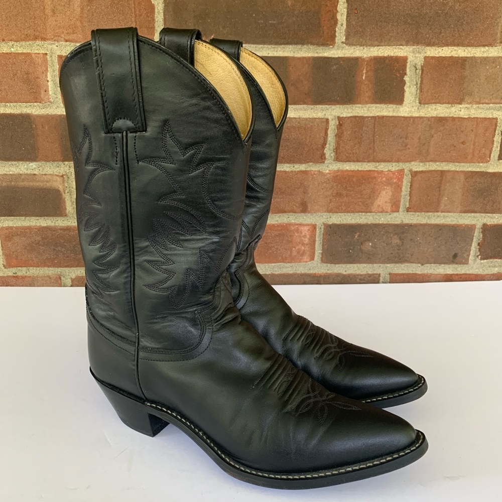 Justin cowboy cowgirl leather western boots